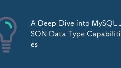 Ein tiefes Eintauchen in MySQL JSON -Datentypfunktionen