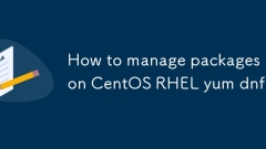 如何在Centos Rhel Yum DNF上管理包裹