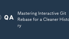 掌握互動式git rebase,以獲得更清潔的歷史