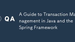 Un guide de la gestion des transactions à Java et au Spring Framework