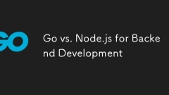 Go vs. node.js für die Backend -Entwicklung
