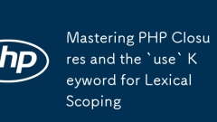Menguasai penutupan PHP dan kata kunci `ing` untuk scoping leksikal