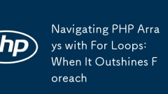 Menavigasi Array PHP dengan Loops: Ketika ia keluar dari Foreach