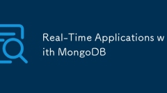 MongoDB를 사용한 실시간 응용 프로그램