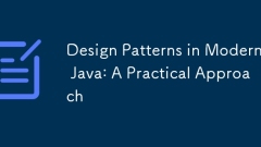 Modèles de conception dans Java moderne: une approche pratique