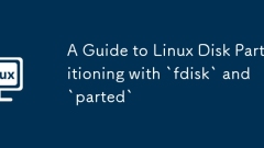 Eine Anleitung zur Verteilung von Linux -Festplatten mit `fdisk` und' parted '