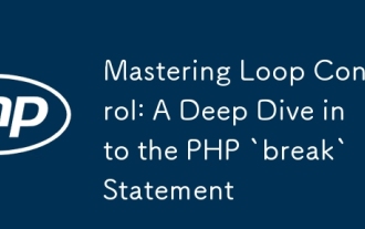 Mastering Loop Control: A Deep Dive into the PHP `break` Statement