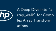 복잡한 배열 변환을 위해 'array_walk'에 대한 깊은 다이빙