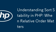 Comprendre la stabilité de trier en php: lorsque l'ordre relatif compte
