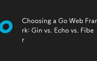 Memilih Rangka Kerja Web Go: Gin vs Echo vs Fiber