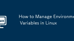 Cara Mengurus Pembolehubah Alam Sekitar di Linux