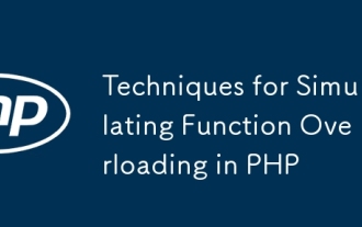 Techniques for Simulating Function Overloading in PHP