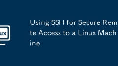 Menggunakan SSH untuk akses jauh selamat ke mesin Linux