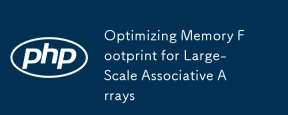 Optimierung des Speicherausdrucks für groß angelegte assoziative Arrays