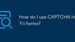 How do I use CAPTCHA in Yii forms?