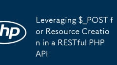 利用$ _ post在Restful PHP API中創建資源