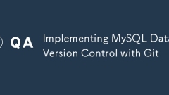Implementing MySQL Data Version Control with Git