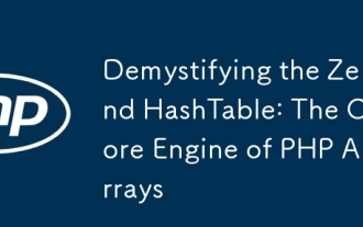 Demystifying the Zend HashTable: The Core Engine of PHP Arrays