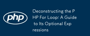 Deconstructing the PHP For Loop: A Guide to Its Optional Expressions