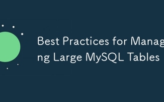 Best Practices for Managing Large MySQL Tables