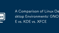 Perbandingan persekitaran desktop Linux: Gnome vs KDE vs. XFCE