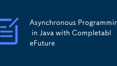 Asynchrone Programmierung in Java mit vervollständigtem Future