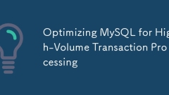 优化用于大量交易处理的MySQL