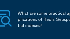 Redis Geospatial Indexの実用的なアプリケーションは何ですか?