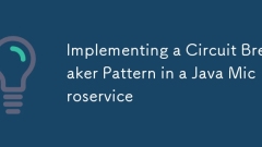 Implementierung eines Leistungsschaltermusters in einem Java -Microservice