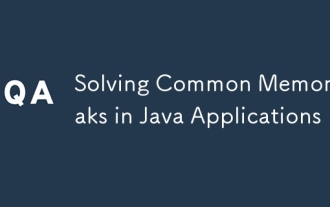 Java 응용 프로그램에서 공통 메모리 누출 해결