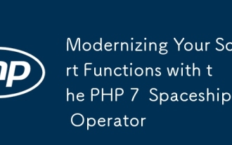 Modernizing Your Sort Functions with the PHP 7 Spaceship Operator
