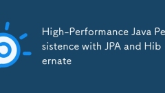 JPA 및 최대 절전 모드로 고성능 자바 지속성