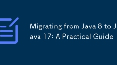 Java 8에서 Java 17으로 마이그레이션 : 실용 가이드