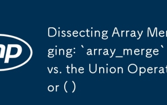 Menggabungkan Array Array: `Array_merge` vs Operator Kesatuan ()