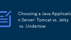 Java 응용 프로그램 서버 선택 : Tomcat vs. Jetty vs. Undertow