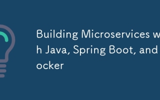 使用Java,Spring Boot和Docker構建微服務