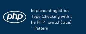 Implementing Strict Type Checking with the PHP `switch(true)` Pattern