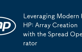 Tirer parti de PHP moderne: création de tableau avec l'opérateur de propagation