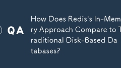 How Does Redis's In-Memory Approach Compare to Traditional Disk-Based Databases?