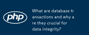 What are database transactions and why are they crucial for data integrity?