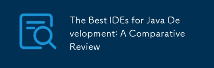 Java 개발을위한 최고의 IDE : 비교 검토