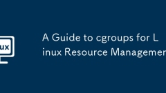 A Guide to cgroups for Linux Resource Management