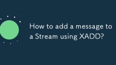 How to add a message to a Stream using XADD?