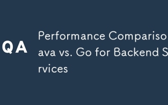 Comparaison des performances: Java Vs. GO pour les services backend