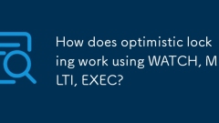How does optimistic locking work using WATCH, MULTI, EXEC?