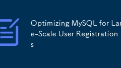 Optimisation de MySQL pour les inscriptions des utilisateurs à grande échelle