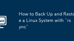 「rsync」でLinuxシステムをバックアップして復元する方法