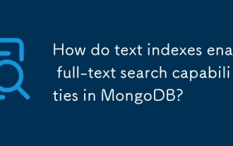 Wie ermöglichen Textindizes Volltext-Suchfunktionen in MongoDB?