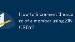 Zincrby? ???? ??? ??? ????? ??? ??????