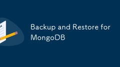 Backup and Restore for MongoDB